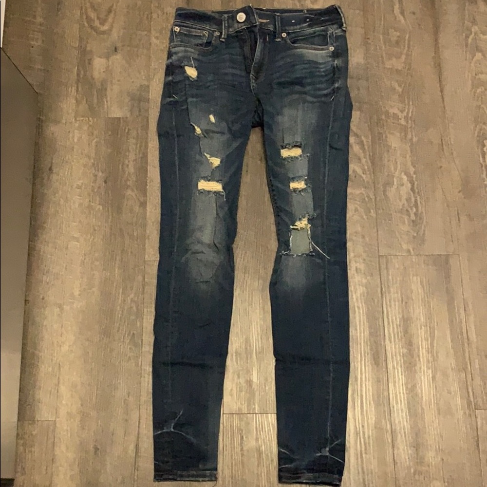 Express Distressed Jeans - Picture 1 of 7